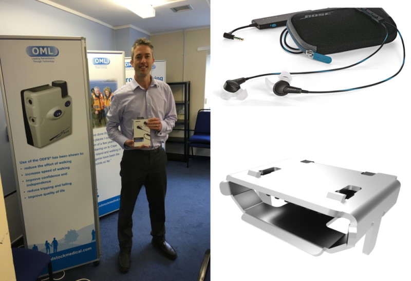 Lucky competition winner takes Bose headphones with micro USB connector inside