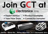 GCT Exhibiting at Electronica 2016 Munich