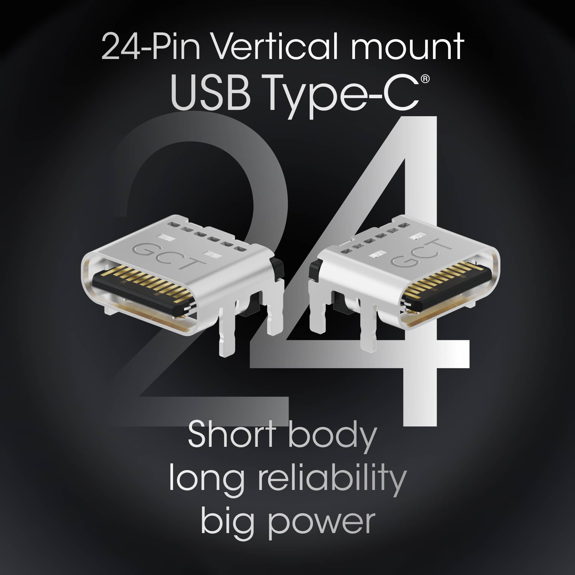 USB4081 Type-c 3.2 Gen 2 with only 7.05mm length