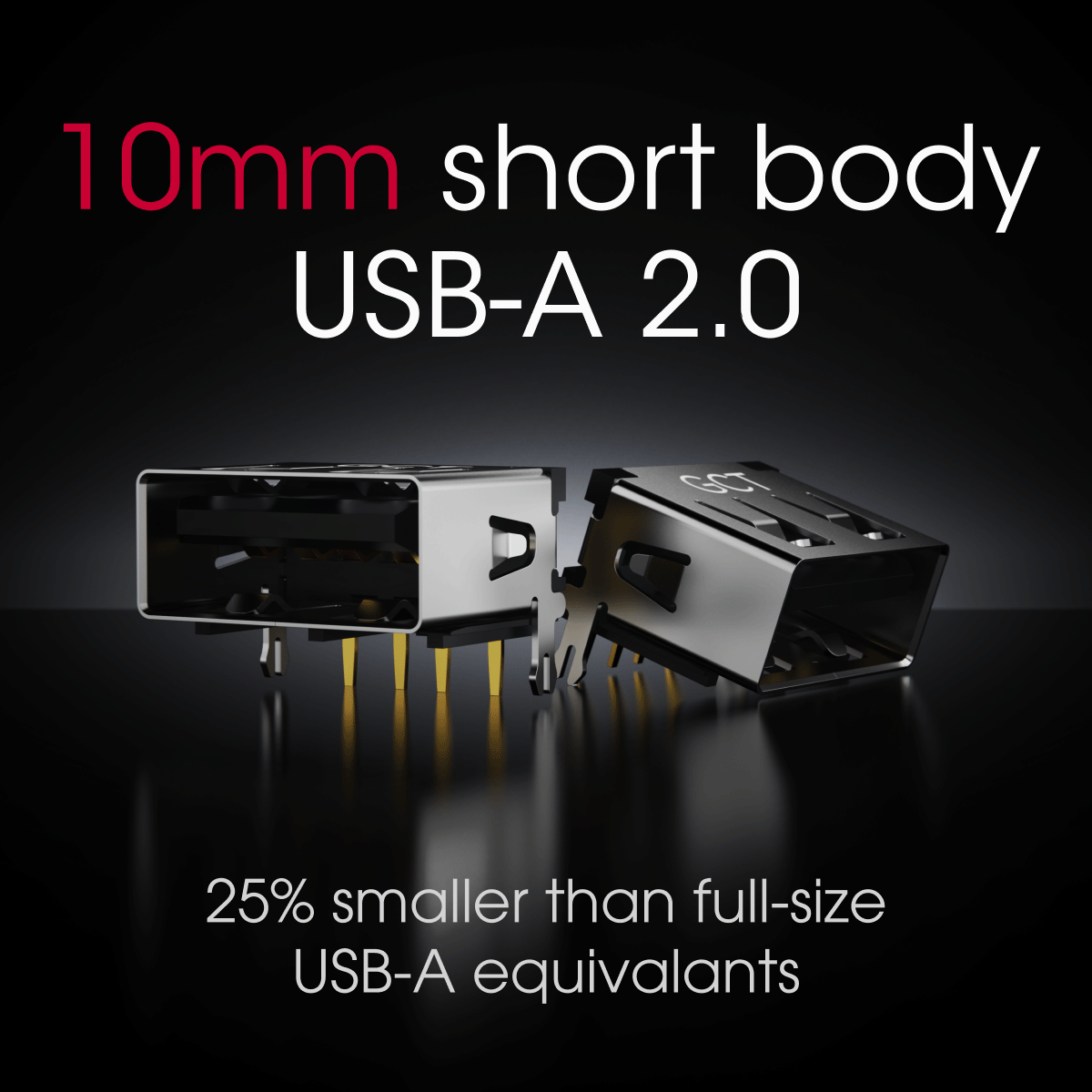 Short Body USB A with Extended Performance