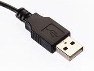 USB2.0 plug type A with overmould